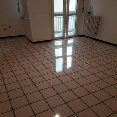 Risultato finale dopo i lavori di lucidatura graniglia a Torino